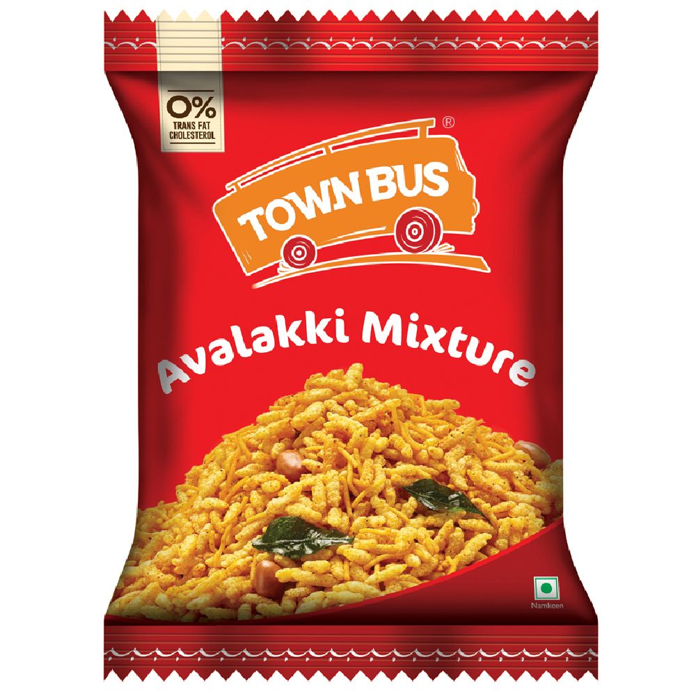 Town Bus (Rs.5) Namkeen - Avalakki Mixture, 20g