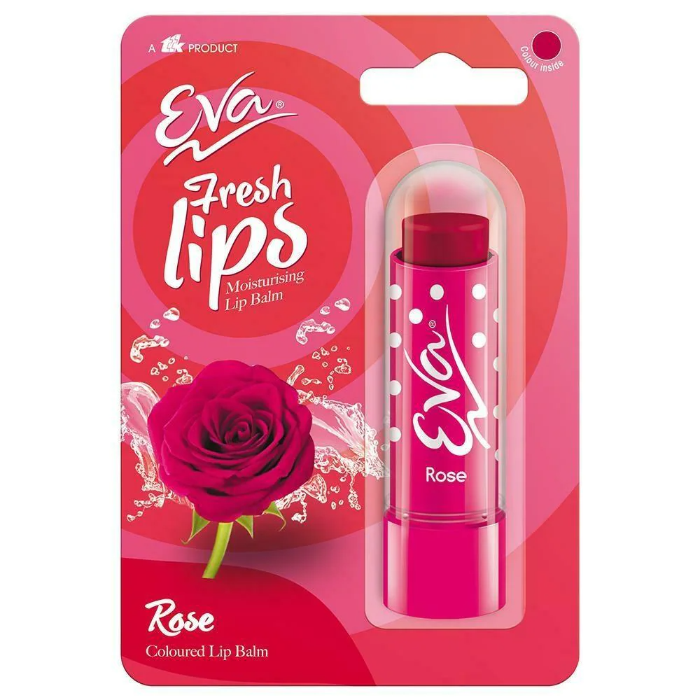 Eva Mini Chap Stick Lip Balm - Rose, 4g