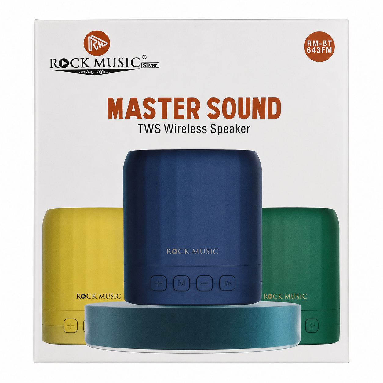 Rock Music Master Sound | RM-BT643FM | TWS | Wireless Speaker