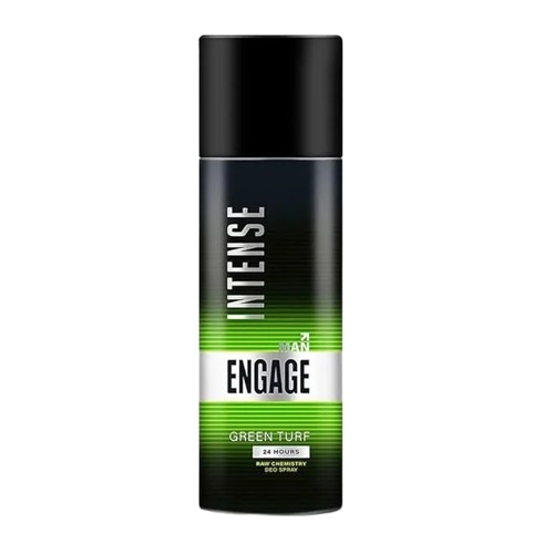 Engage Intense Men's Deodorant Body Spray - Green Turf, 150ml
