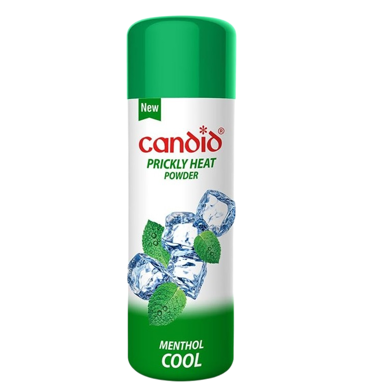 Candid Prickly Heat Talcum Powder - Cool Menthol, 120g