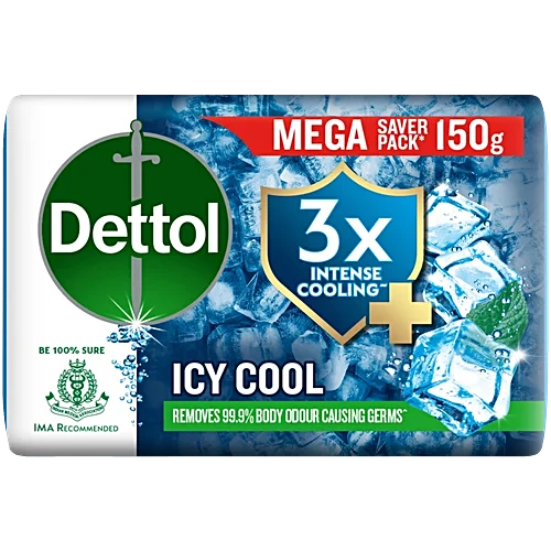 Dettol Icy Cool Soap, 150g