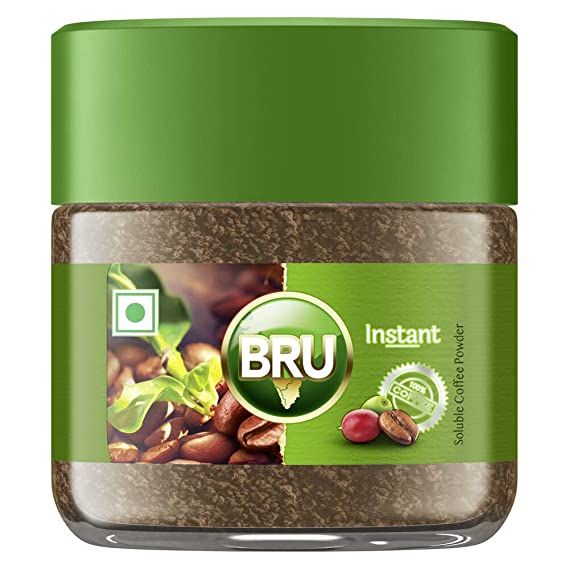 Bru 100% Instant Coffee Powder Jar, 40g