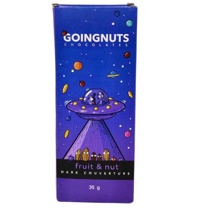 Goingnuts Dark Couverture Chocolates - Roasted Almonds, 35g