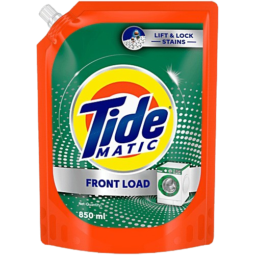 Tide Matic Liquid Detergent Refill Pouch - Front Load, 850L