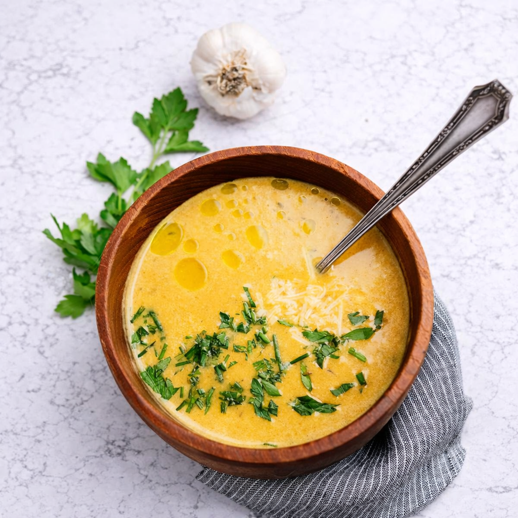 Hot Garlic Soup, 1 Cup