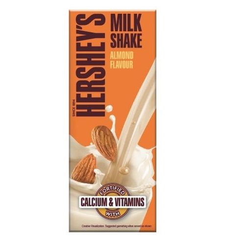 Hershey's Milkshake Tetra Pack - Almond, 180ml