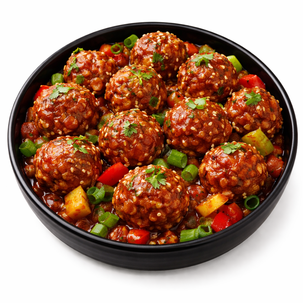 Veg Manchurian - Dry, 1 Plate
