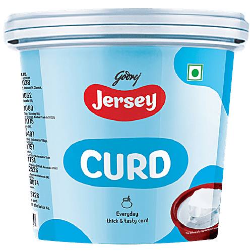 Godrej Jersey Thick and Tasty Curd Tub - Plain, 1kg