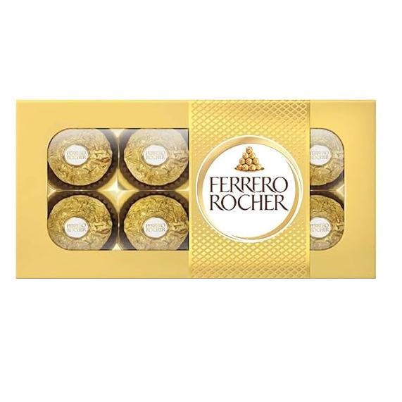 Ferrero Rocher Chocolates - T8, 12.5g (8pc)