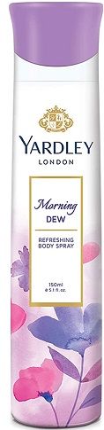 Yardley London Deodorant Spray for Women - Morning Dew, 150ml