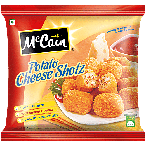 McCain Potato Cheese Shotz - Crunchy Nuggets Of Potatoes & Cheese, 400g