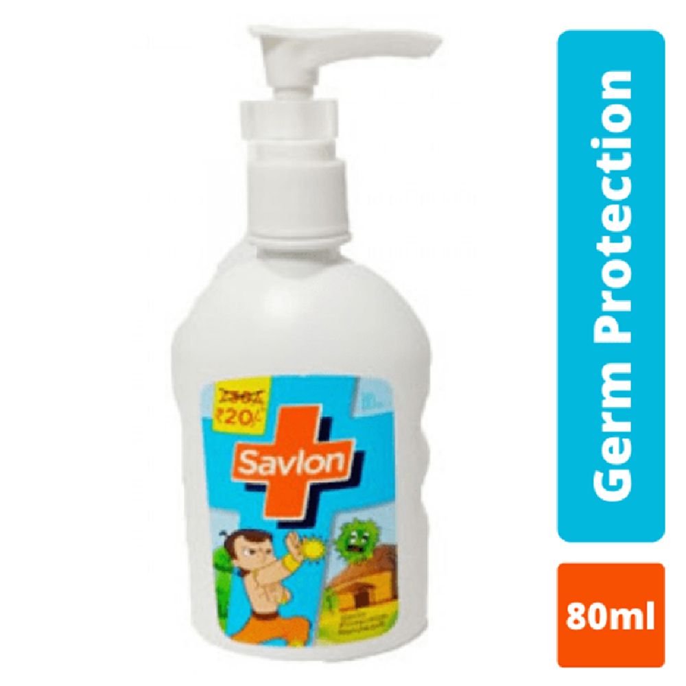 Savlon Moisture Shield Hand Wash Pump - Germ Protection, 80ml