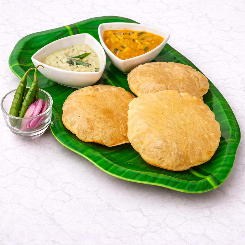 Poori Sagu, 1 Plate