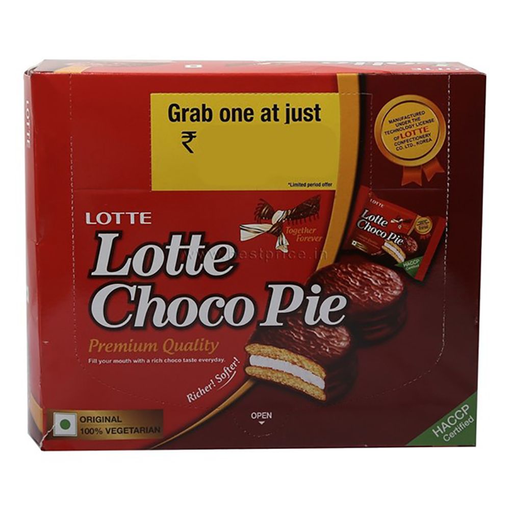 Lotte Biscuit - Choco Pie, 25g (18pc)