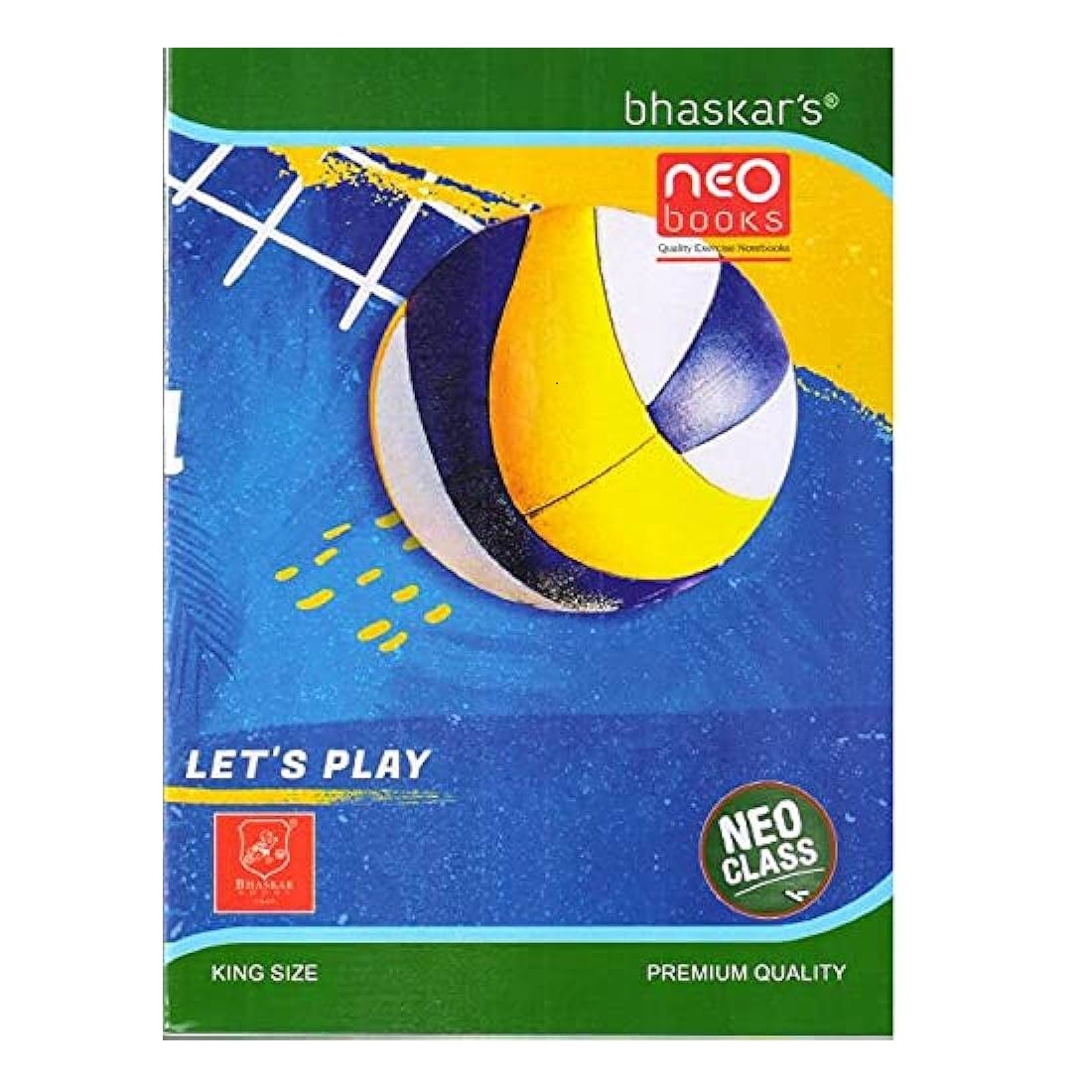 Bhaskar's Neo King Size Notebook - Four Line, 152 Pages
