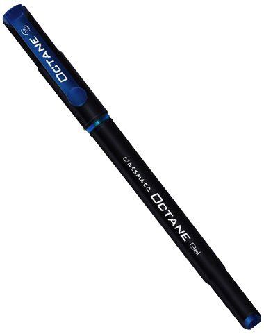 Classmate (Rs.10) Octane Gel Pen - Black (Set of 10)