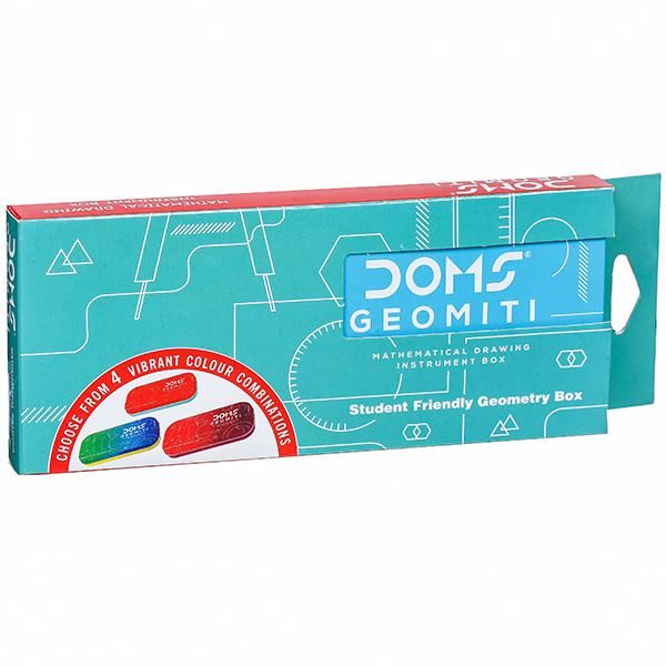 Doms Geomiti Mathematical Drawing Geometry Instrument Box, 1pc (7510)