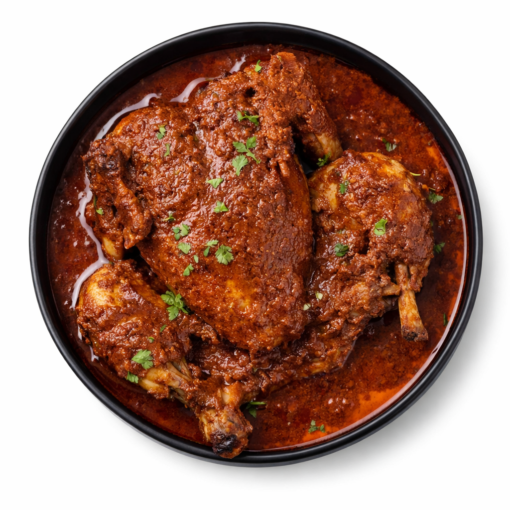 Chicken Masala Shawaya - Full Plate