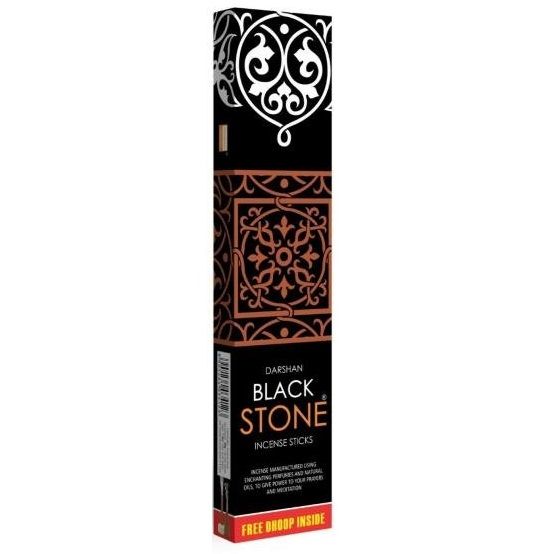 Darshan Incense Sticks - Black Stone, 100g