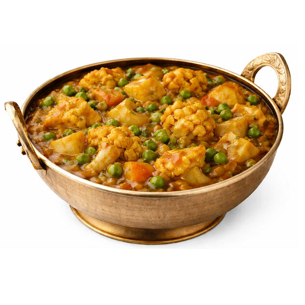 Aloo Gobhi Mutter - Half Bowl