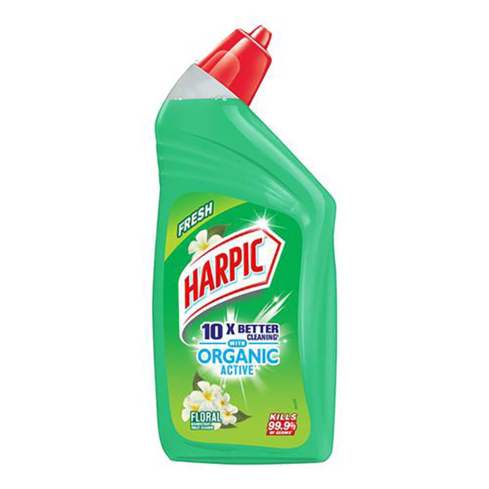 Harpic Fresh Organic Toilet Cleaner - Floral, 500ml