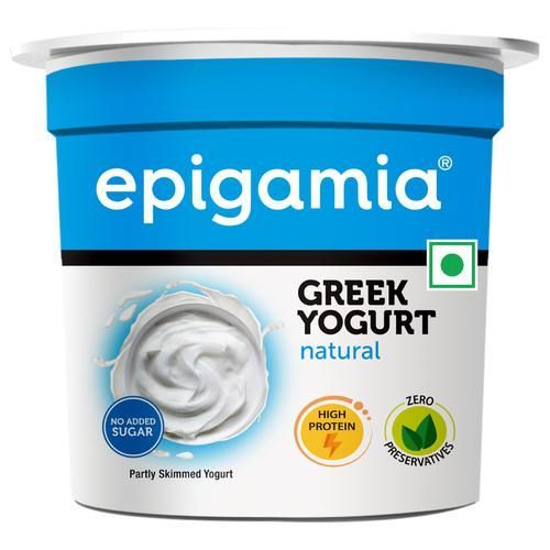 Epigamia Greek Yogurt - Natural, 90g