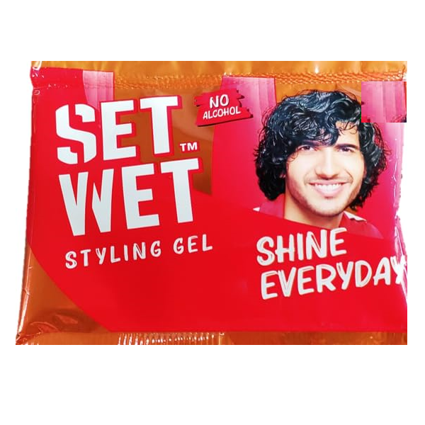 Set Wet (Rs.10) Styling Hair Gel - Shine Everyday, 10g