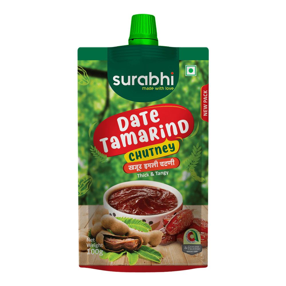 Surabhi Date and Tamarind Chutney Pouch, 85g