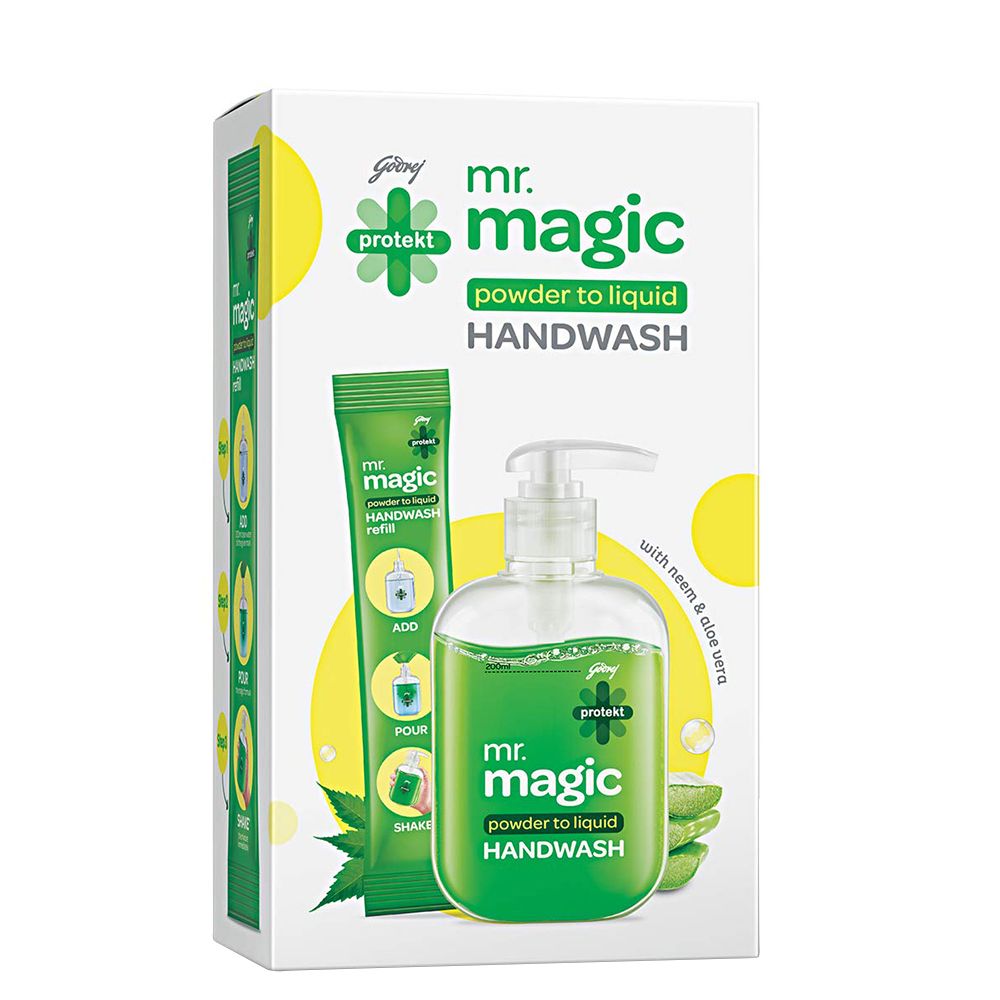 Godrej 9G Protekt Mr.Magic Hand Wash Pump, 200ml