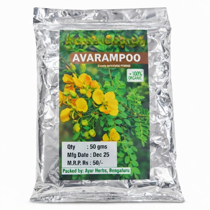 Ayur Herbs Avarampoo Organic Powder, 50g
