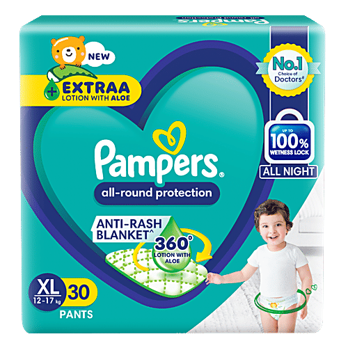 Pampers All Round Protection Pant Style Baby Diapers - XL, 30pc