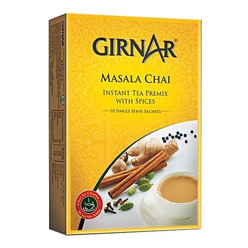 Girnar Instant Premix With Spices- Masala Chai, 14g (Set of 10)