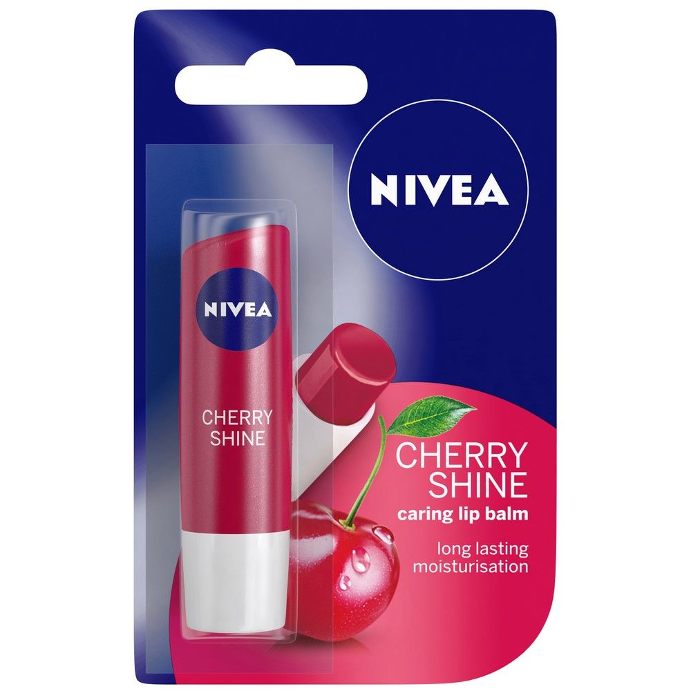 Nivea Lip Care - Fruity Shine Cherry, 4.8g