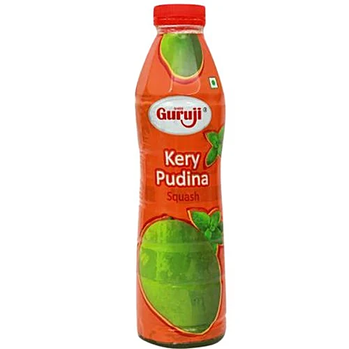 Guruji Fruit Squash - Kery Pudina, 750ml