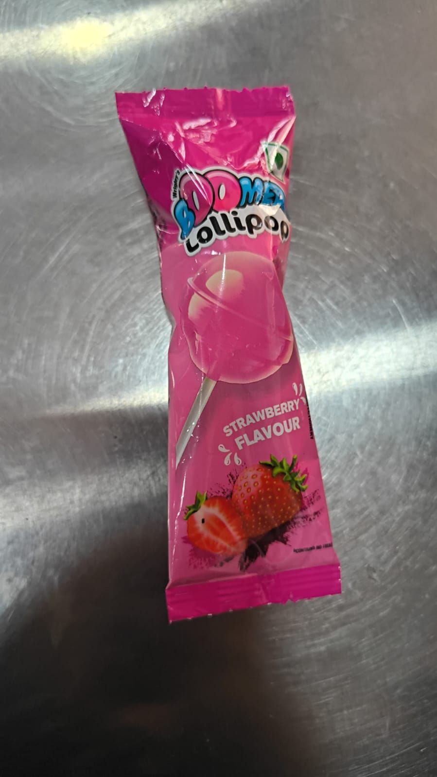 Boomer Lollipop - Strawberry, 10.5g