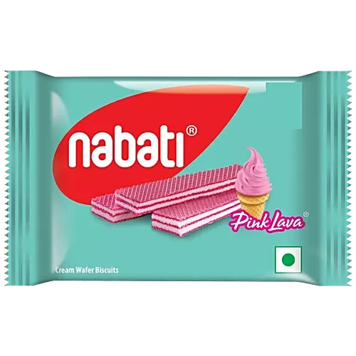 Nabati Cream Wafer Biscuits - Pink Lava, 312g (13g x 24pc)