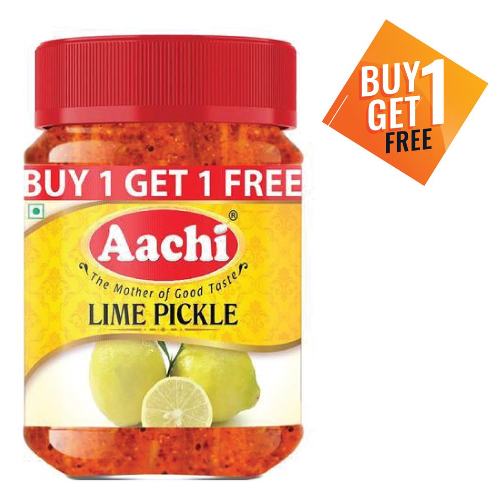 Aachi Pickle PET Bottle - Lemon, 200g (Buy 1 Get 1 Free)