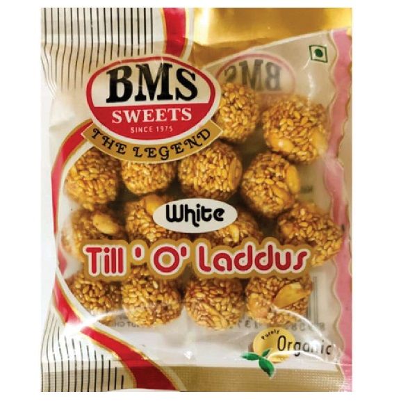 BMS Till Laddu - White, 80g