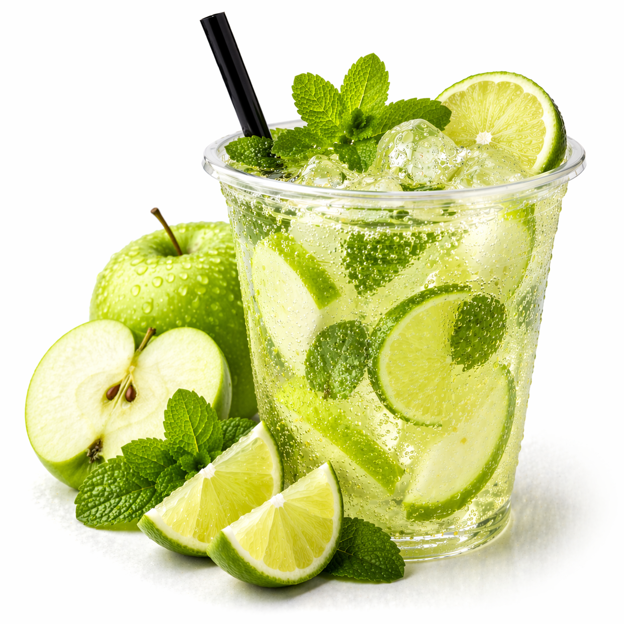 Soda - Green Apple, 1 Glass