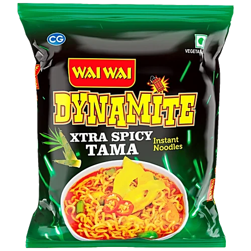 Wai Wai Xtra Spicy Tama Instant Noodles Pouch - Dynamite, 100g
