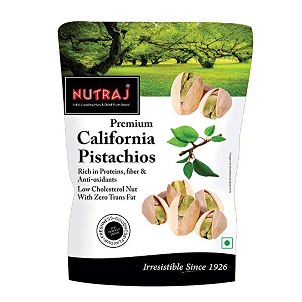 Nutraj Roasted & Salted Pouch - Pista, 200g