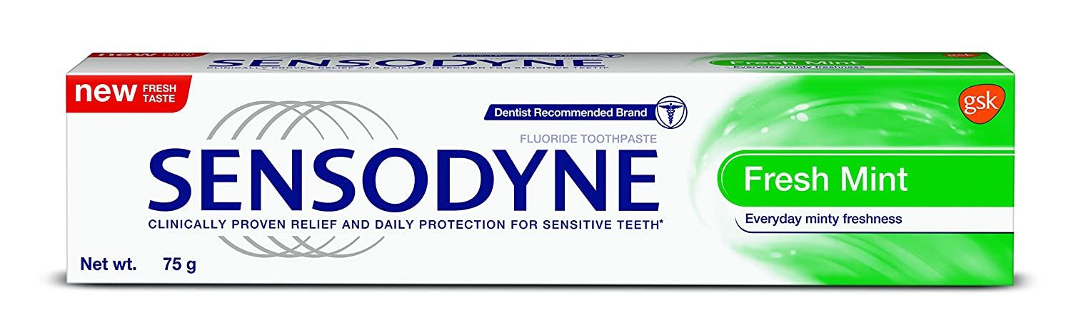 Sensodyne Sensitive Toothpaste - Fresh Mint, 75g