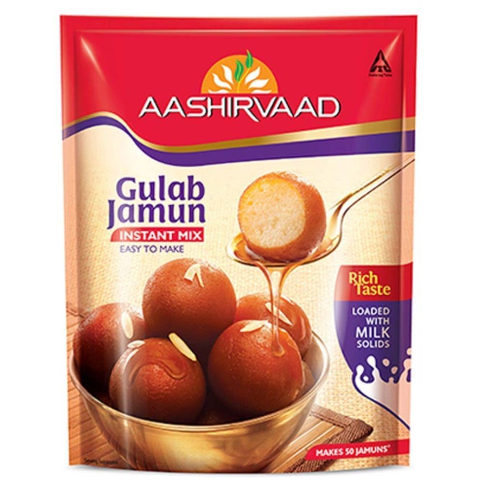 Aashirvaad Instant Gulab Jamun Mix Pouch, 200g