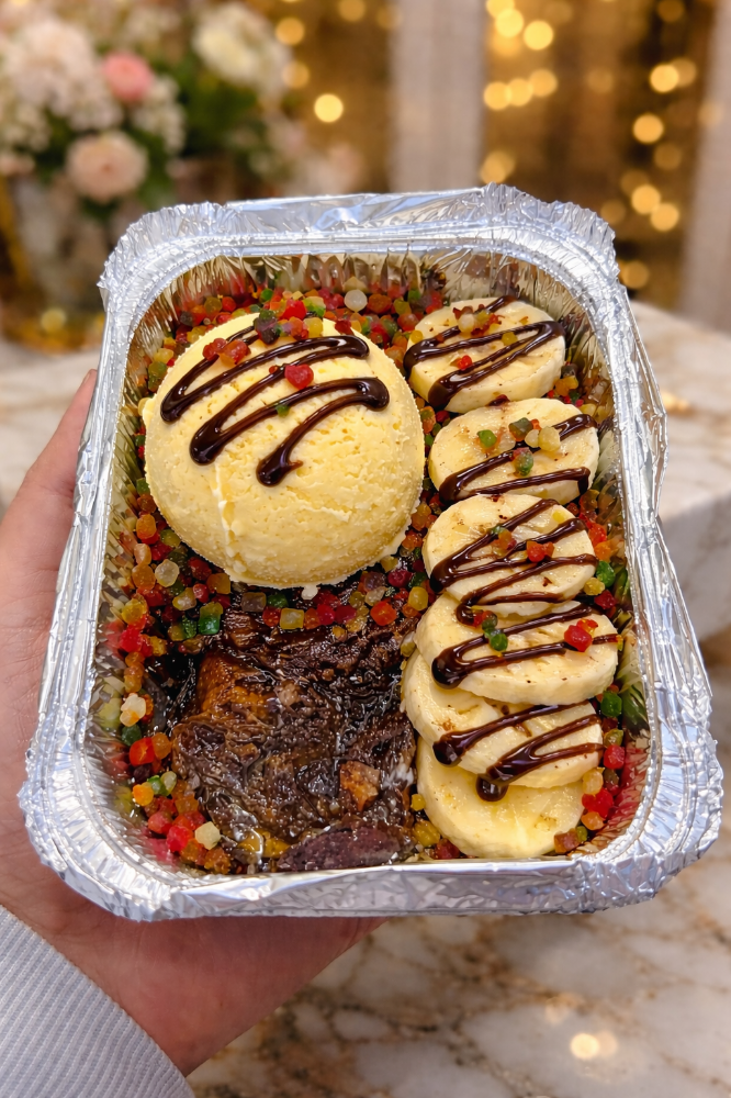 King of Bangarpet Kollegala Triveni Banana Gulkand with Ice Cream