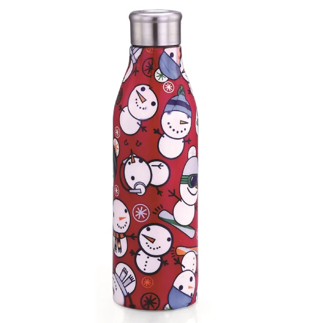 Chirantana Stainless Steel Digital Print Water Bottle, 1L