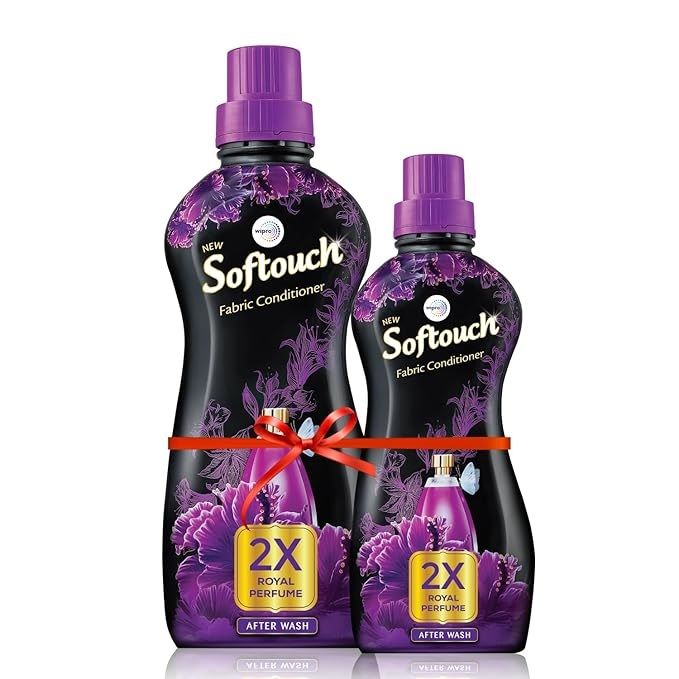Softouch After Wash Fabric Conditioner - 2X Royal Perfume, 800ml + 210ml Free