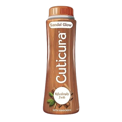 Cuticura Talcum Powder - Sandal Glow, 100g