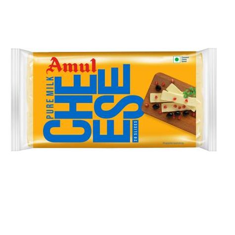 Amul Plain Processed Cheese - Slices, 400g