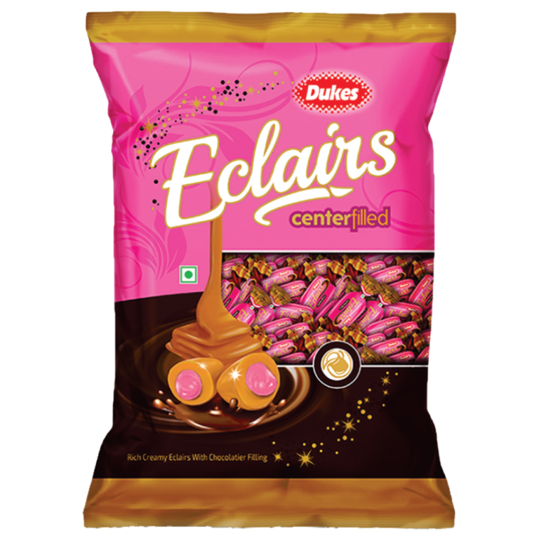 Dukes (Re.1) Eclaris Center Filled Candy - Strawberry, 4g, POUCH (Set of 50)